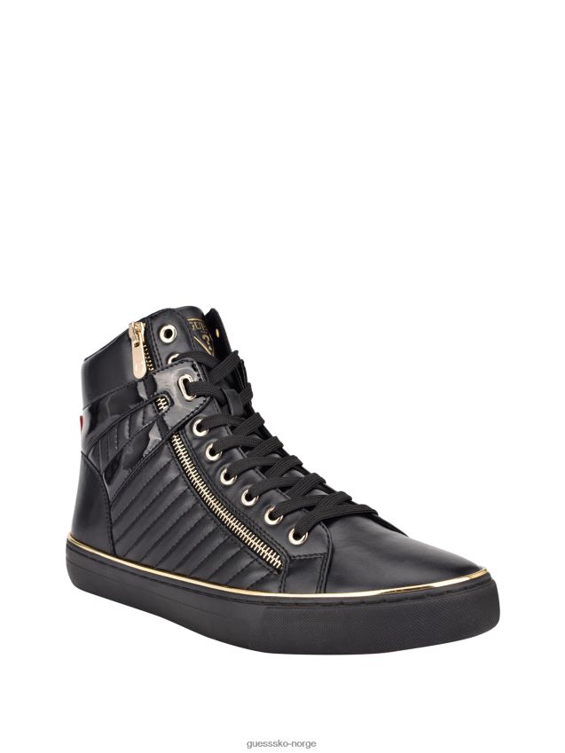 Guess black million high-top joggesko svart unisex F0LJ8011053