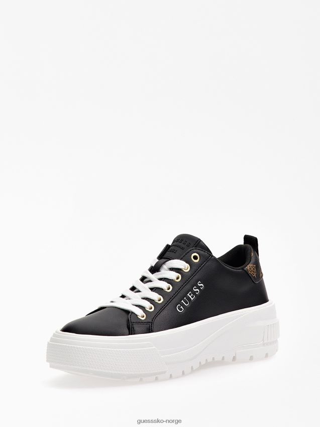 Guess brune eladie joggesko med gummisåle brun unisex F0LJ805504