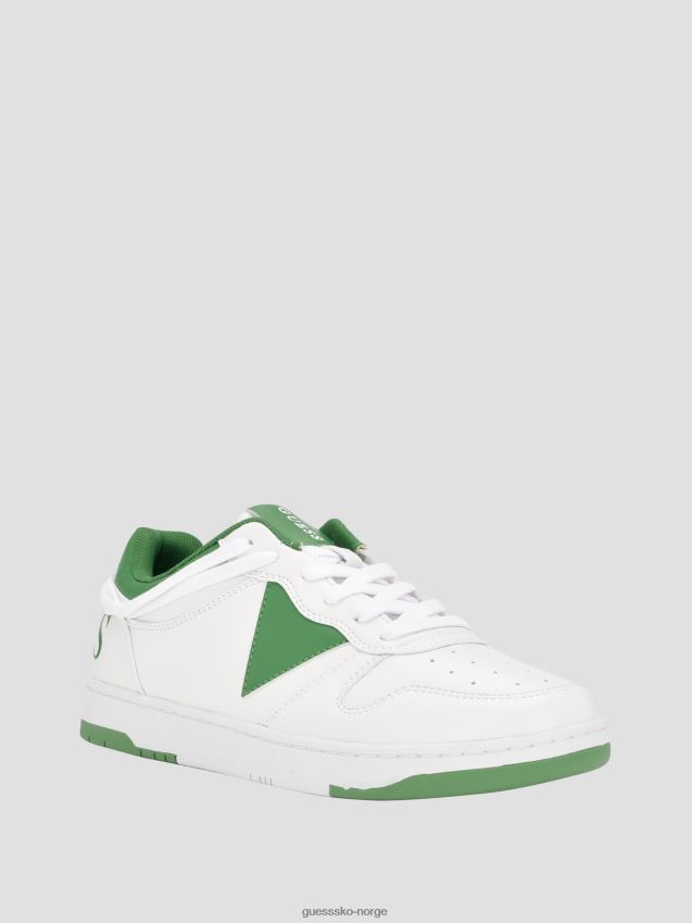 Guess fenik triangle lavtopp sneakers medium green 310 mellomgrønn 310 unisex F0LJ8011033