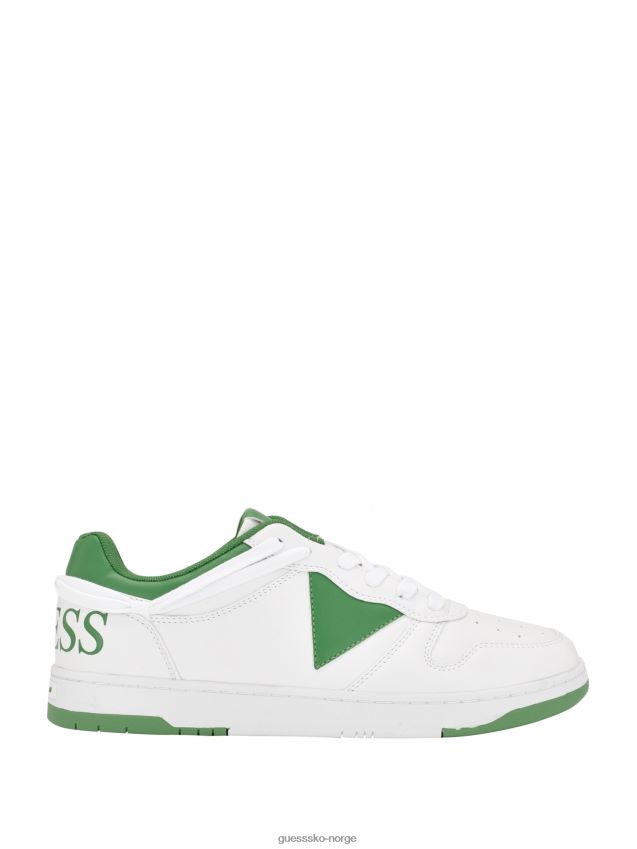 Guess fenik triangle lavtopp sneakers medium green 310 mellomgrønn 310 unisex F0LJ8011033