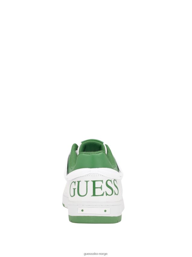 Guess fenik triangle lavtopp sneakers medium green 310 mellomgrønn 310 unisex F0LJ8011033