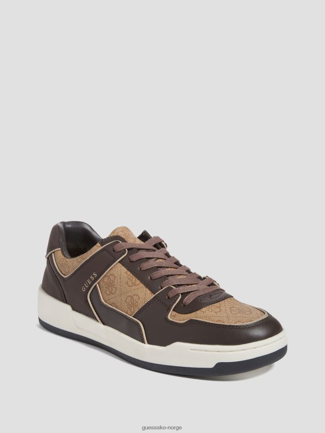 Guess vicenza lave sneakers brune brun unisex F0LJ8010889